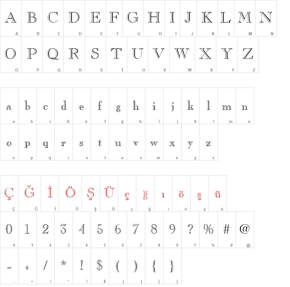 TR Casper Open Face Plain font