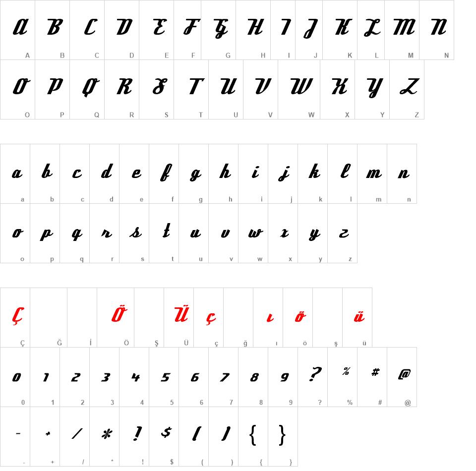 TR Deftone Stylus font