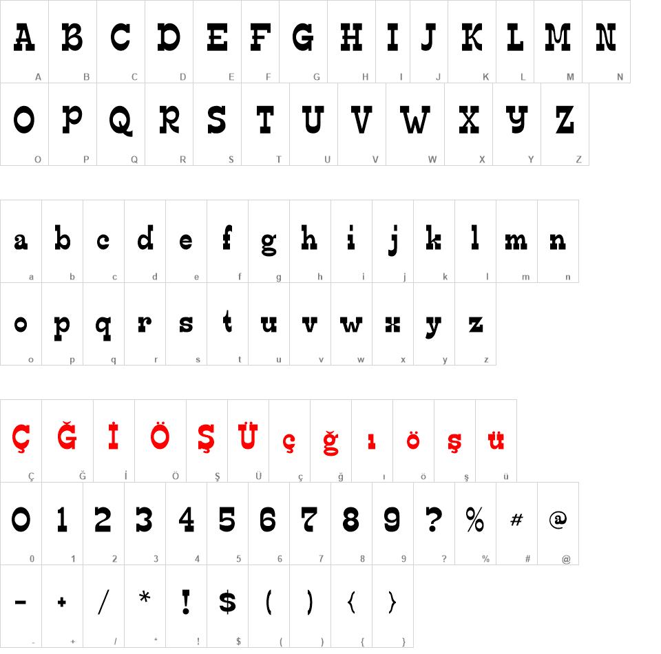 TR Edmunds font