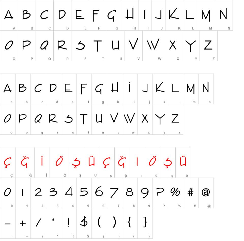 TR Enviro ITC Normal font