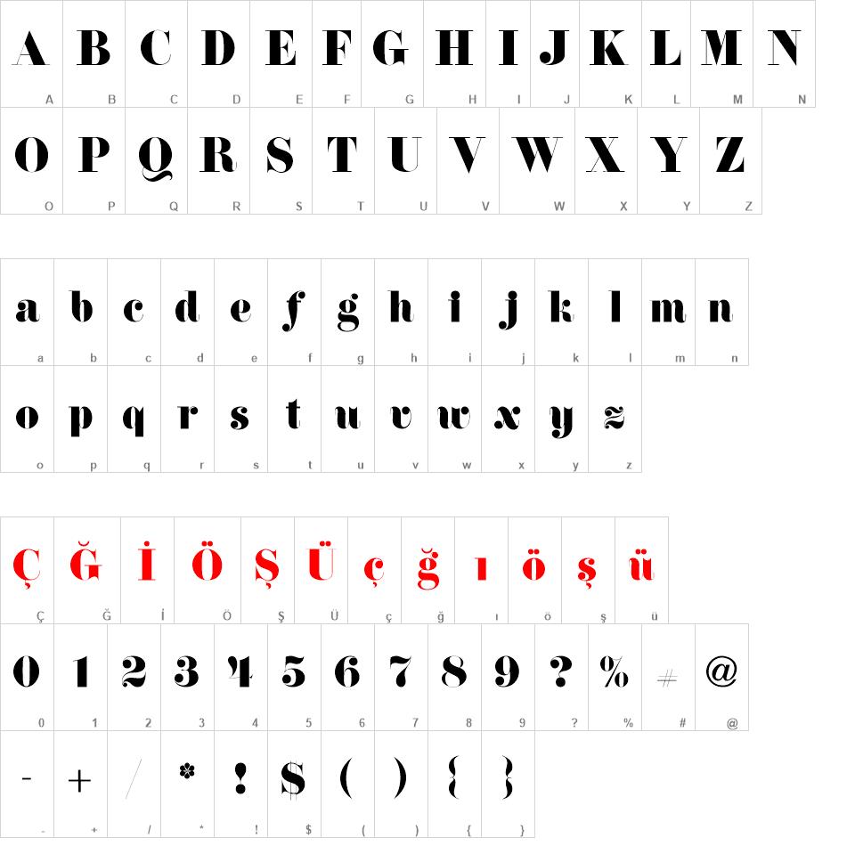 TR Firenze ITC Normal font