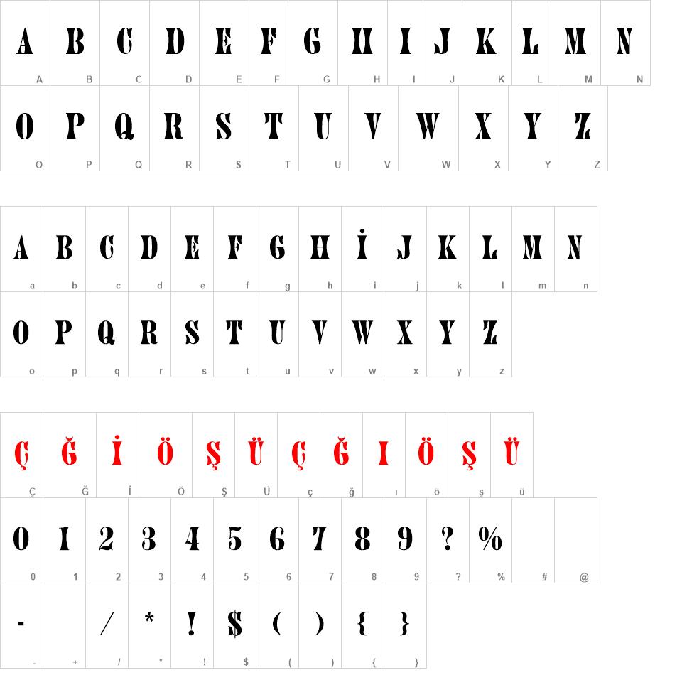 TR Jupiter font