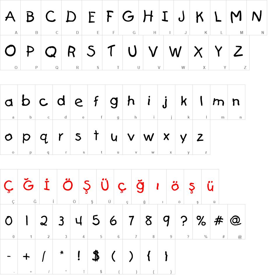 TR Kids font