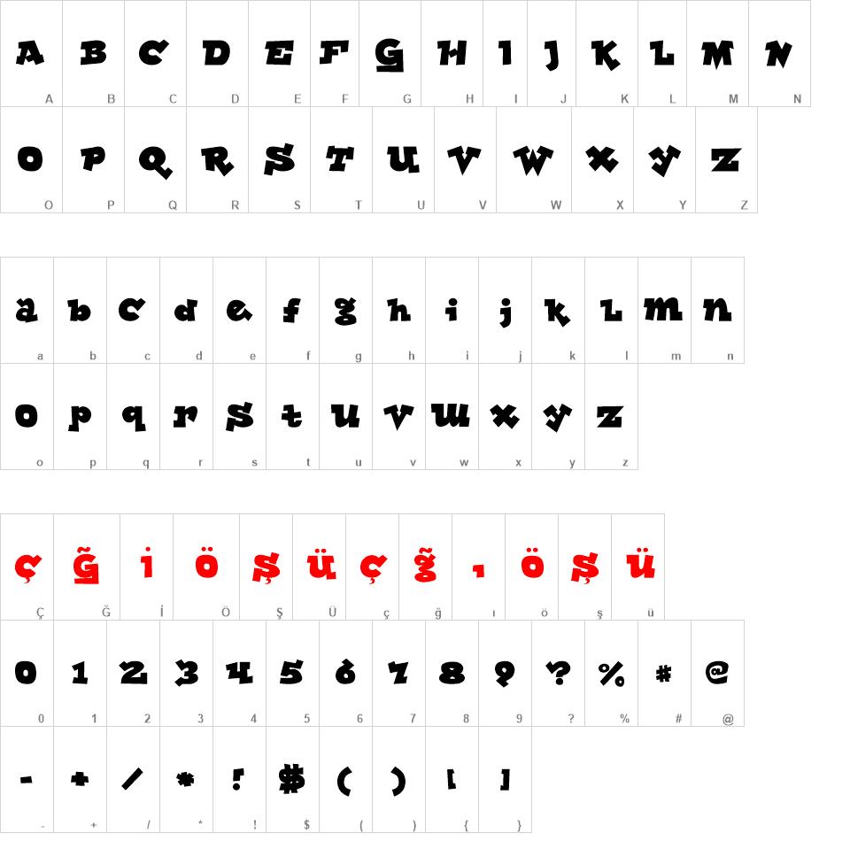 TR Lockergnome font