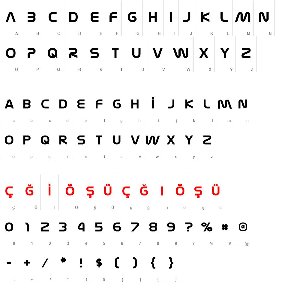 TR Nasalization font