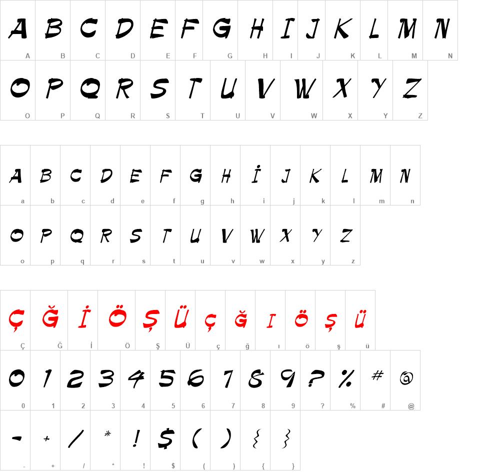 TR Palette font