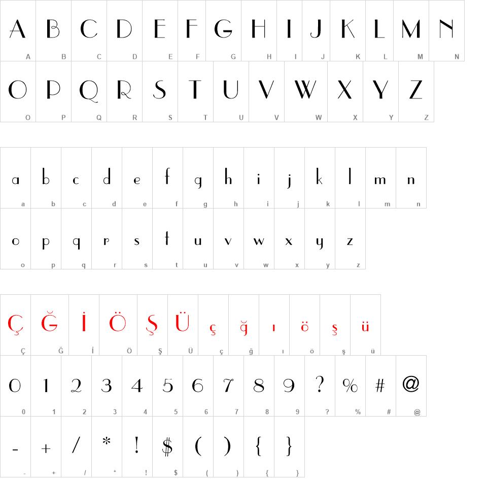 TR Paragon Plain font