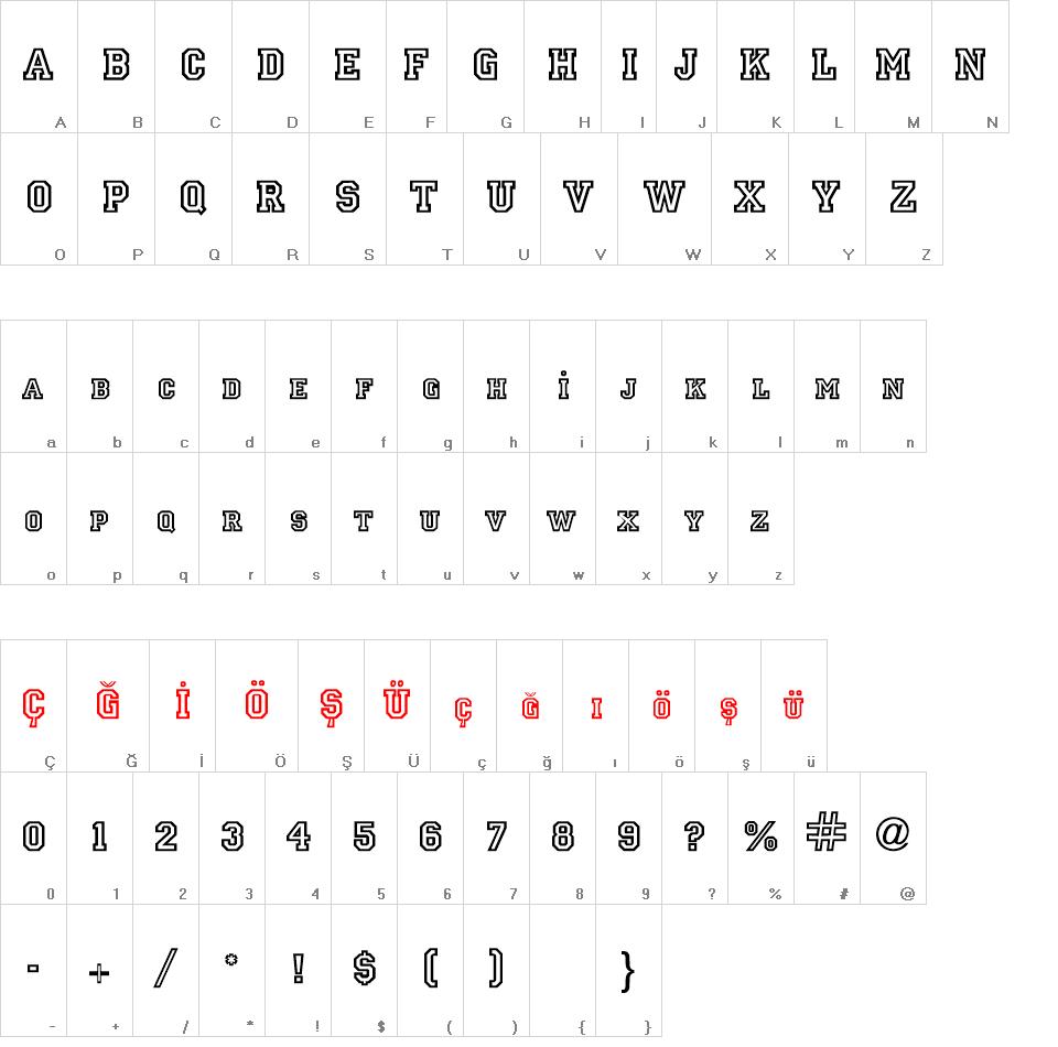 TR Princetown ITCNormal font