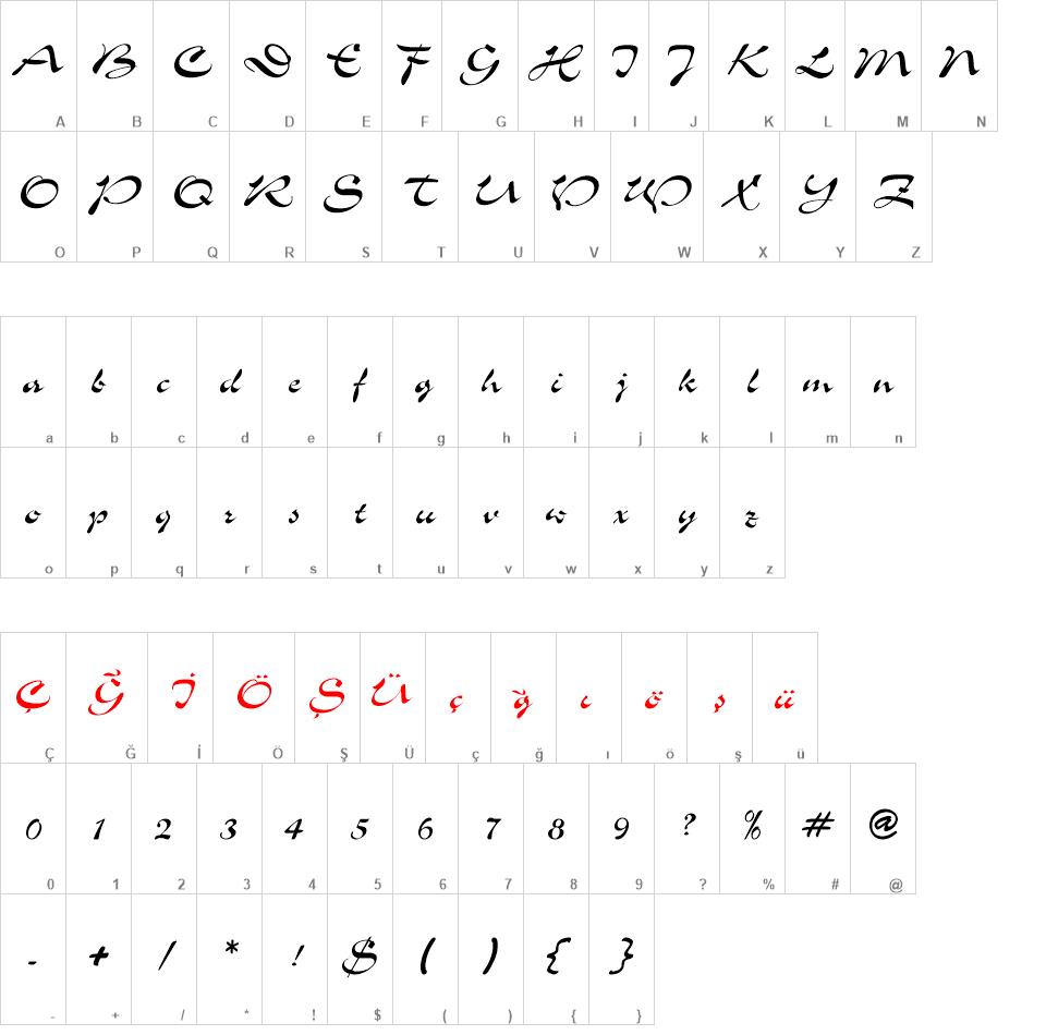 TR Shogun font