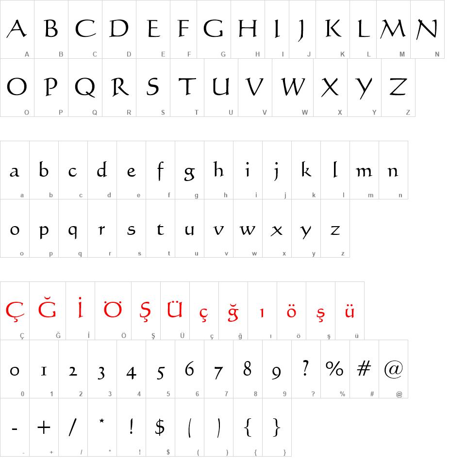 Calligraph421 BT font