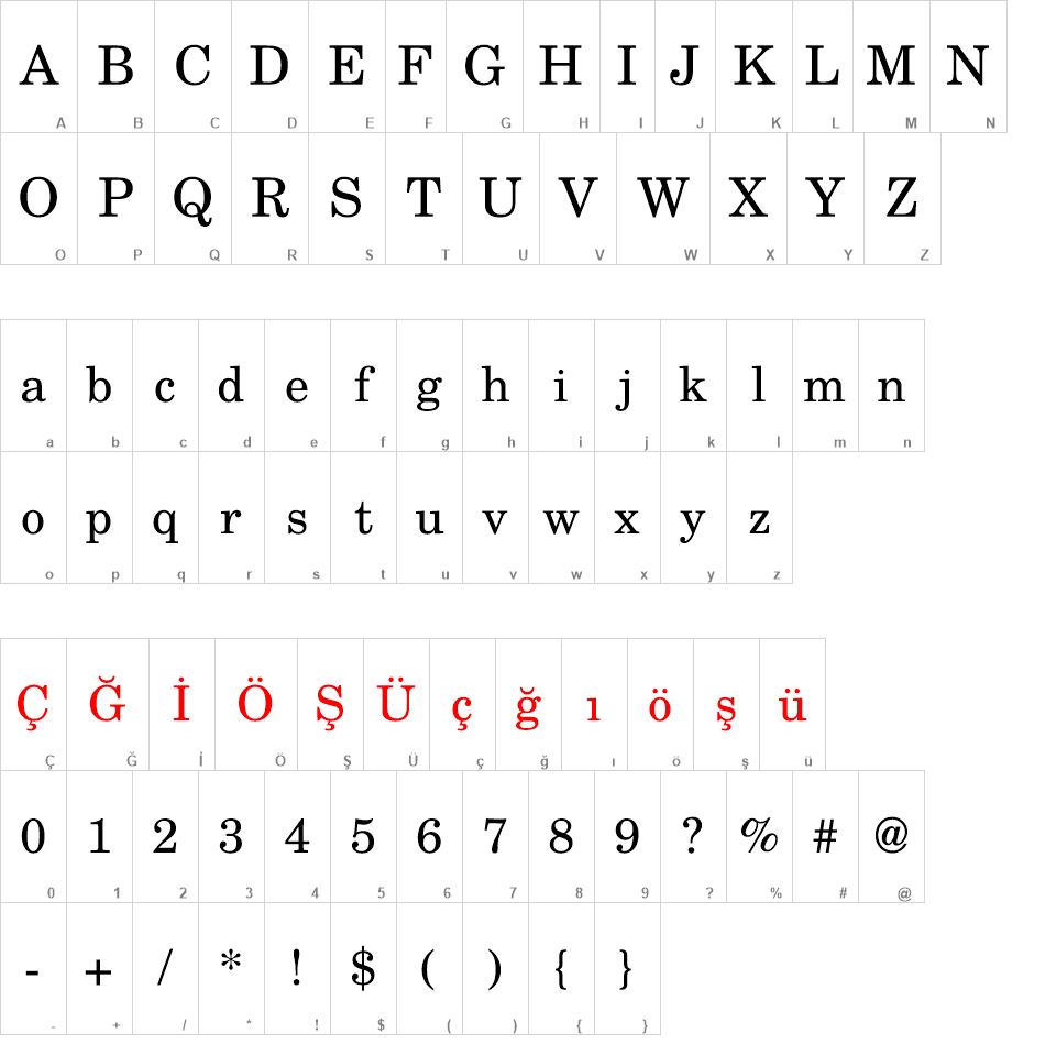 TeX Gyre Schola Font Family font