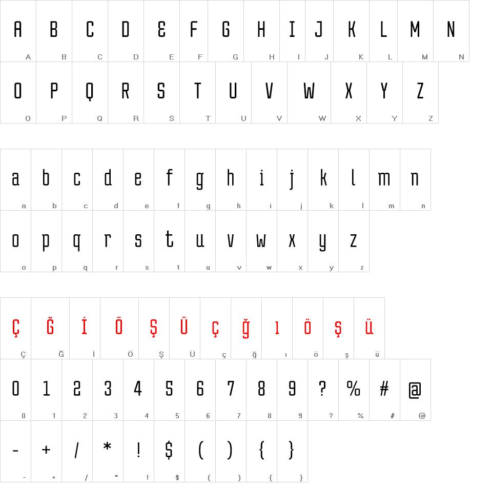 Tentram font