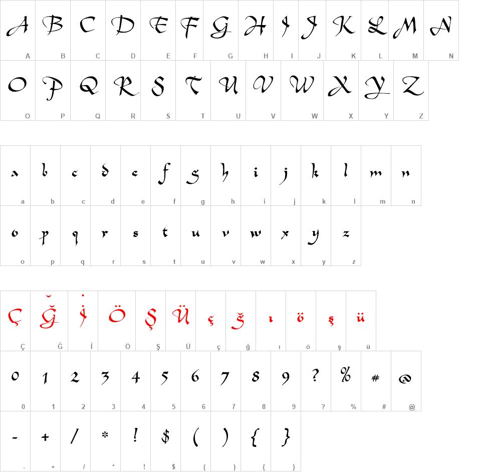 Tertius font