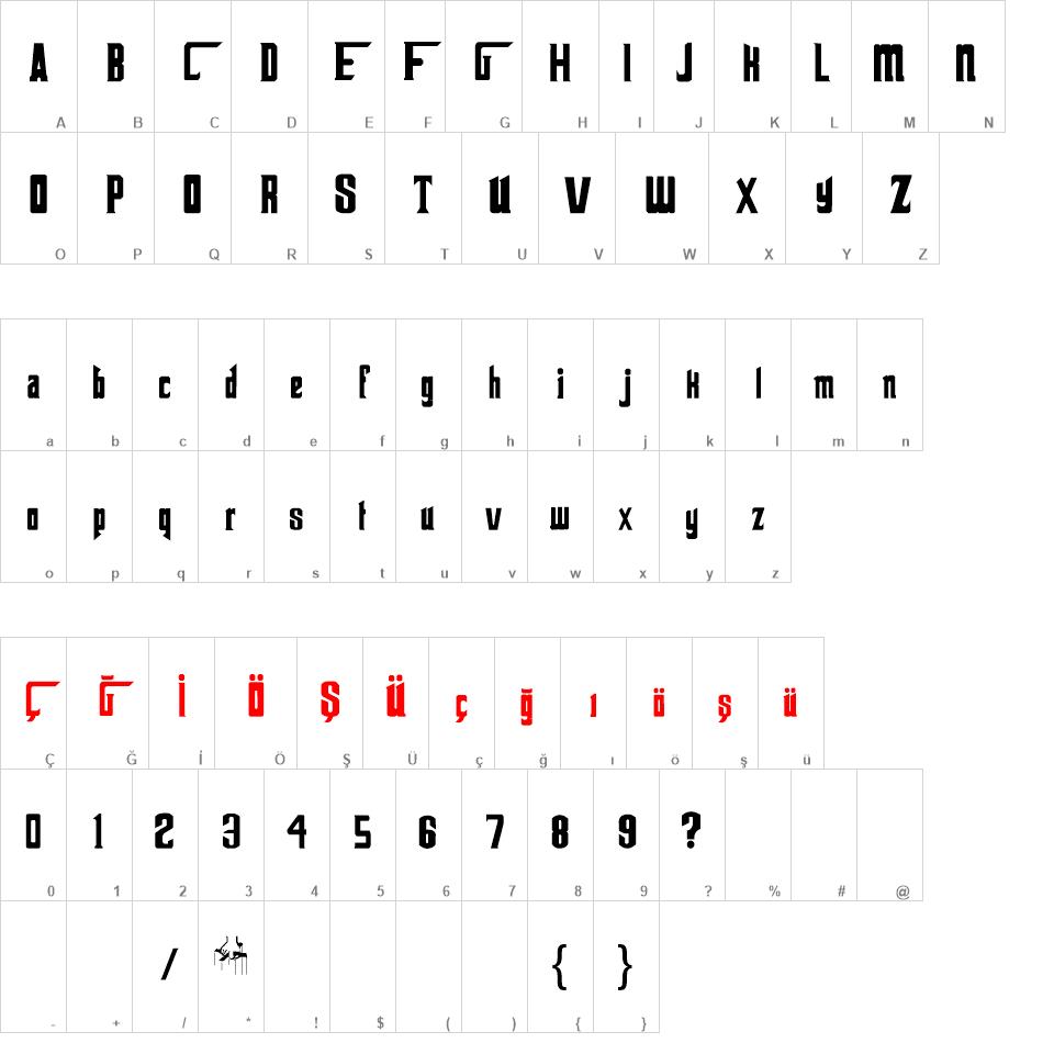 The Godfather font