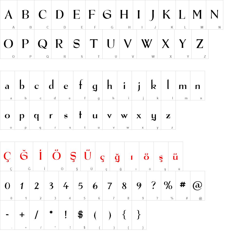 The Real Font font