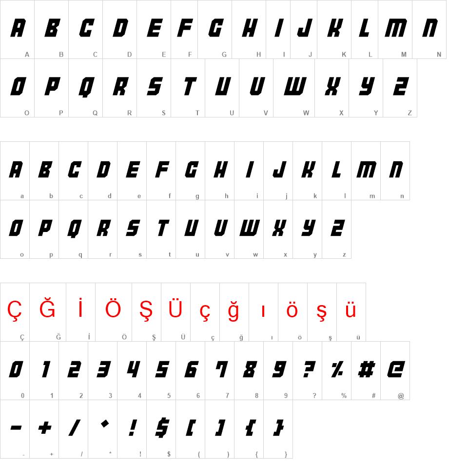 Tokyo 2097 font