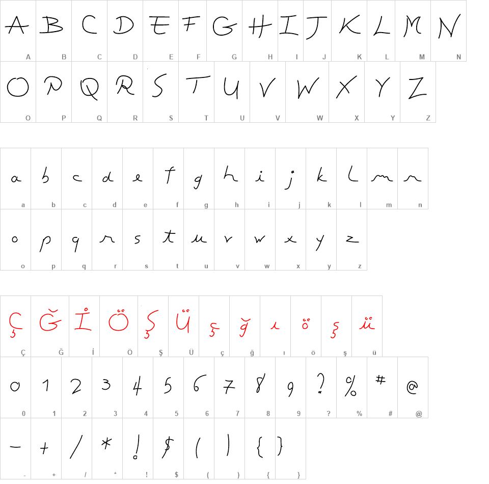 ToubibDemo font