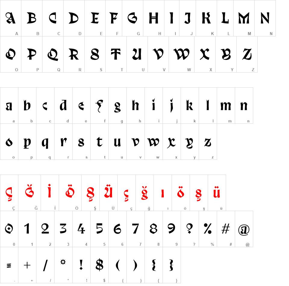 Trickster font