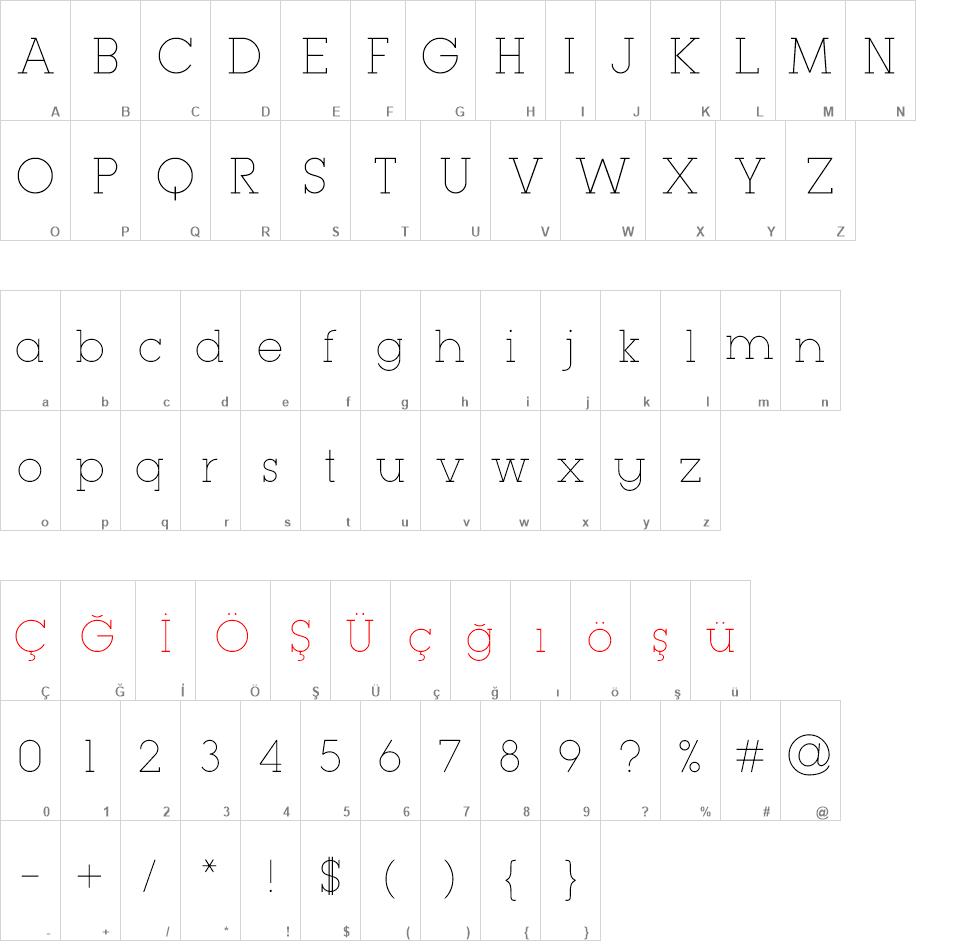 Typo GeoSlab Thin Demo font