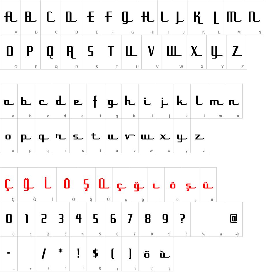 UppenArmsNF font