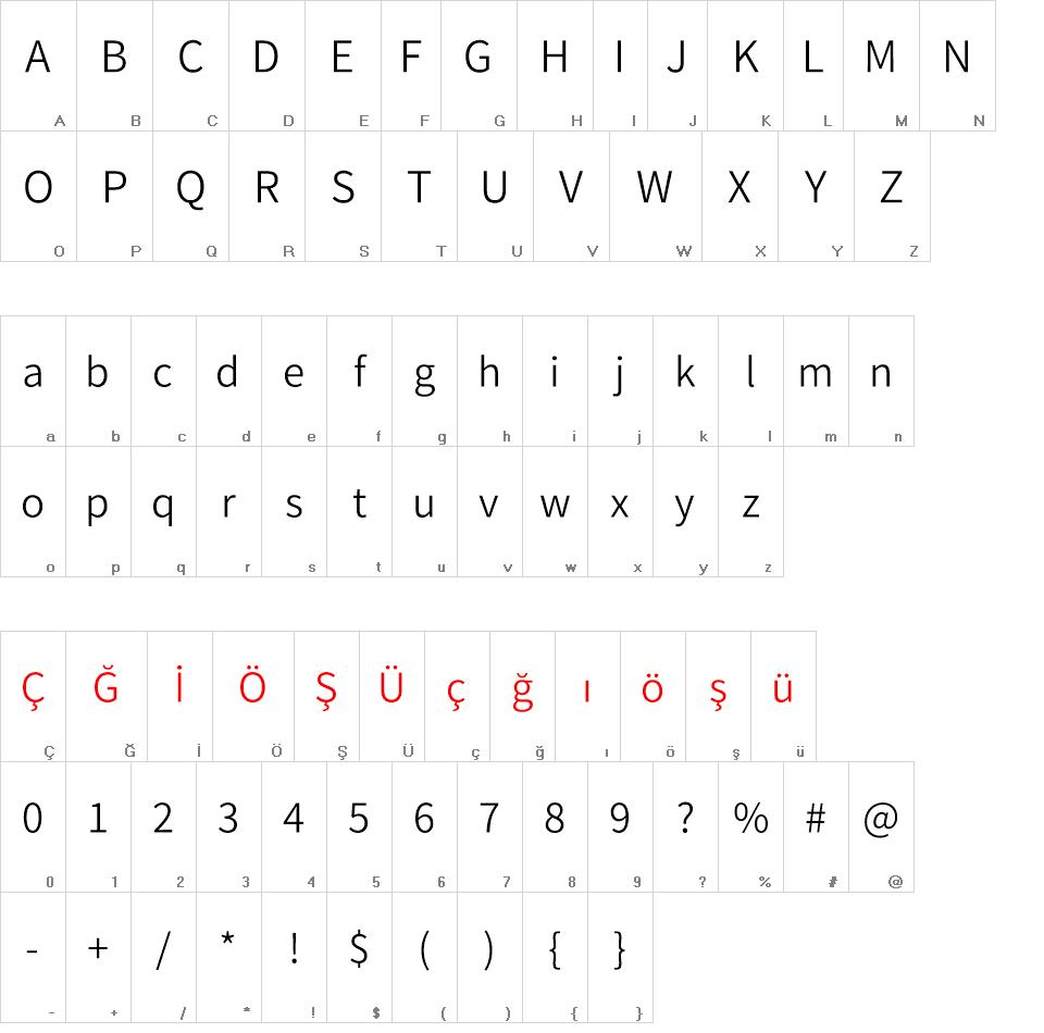 Varta font