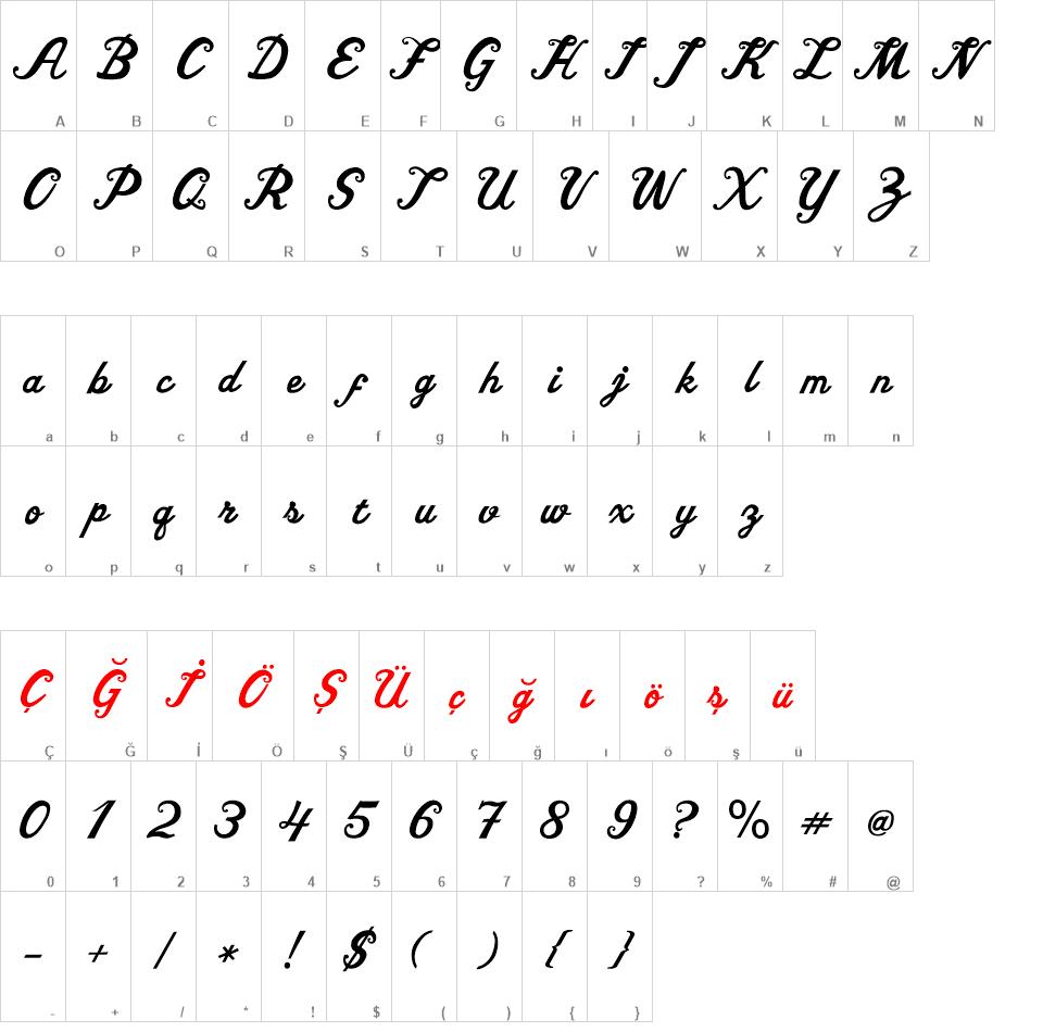 Vitrina font