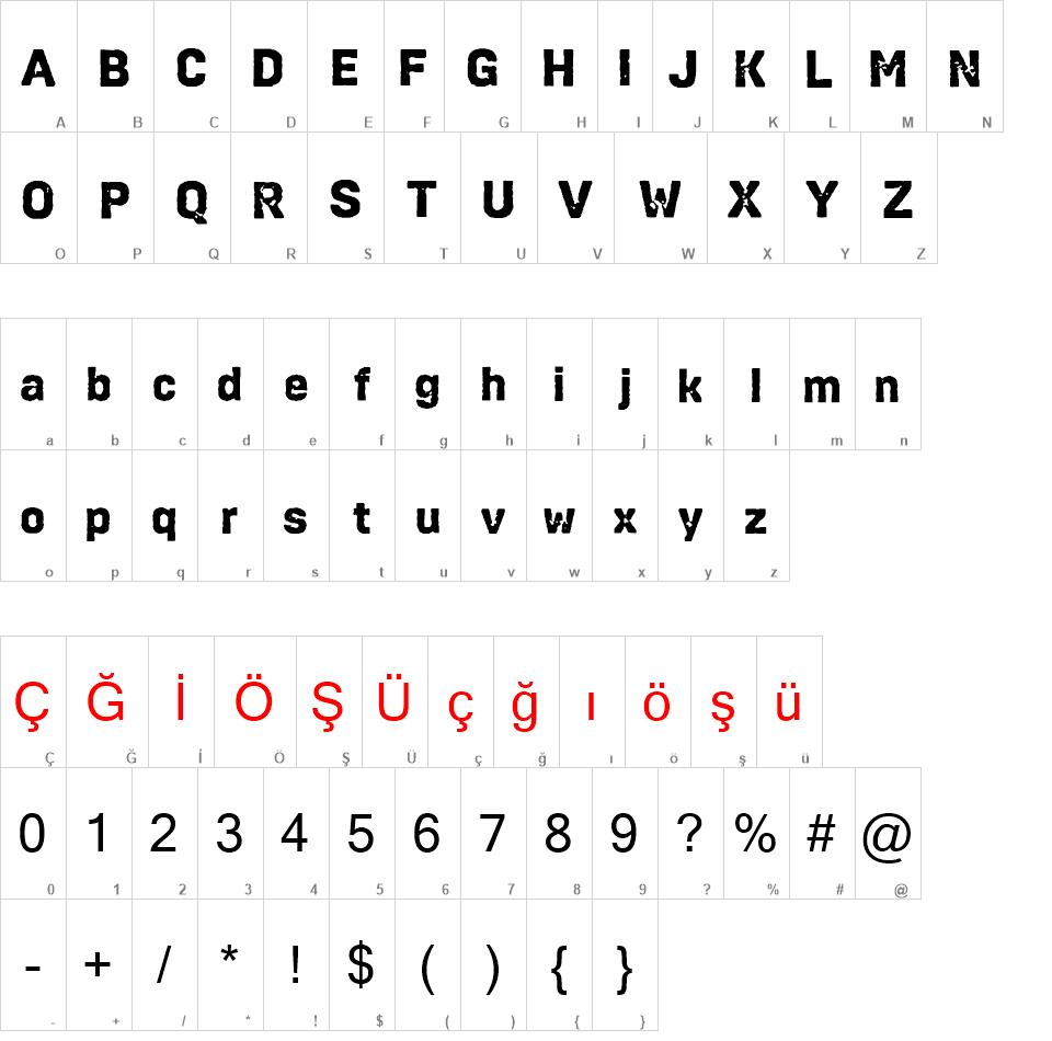 Vtks HeavyDuty Font font