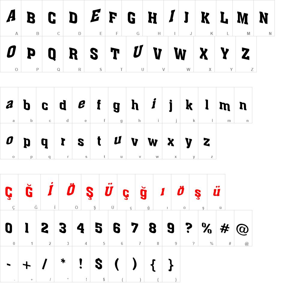 W95f0051 font