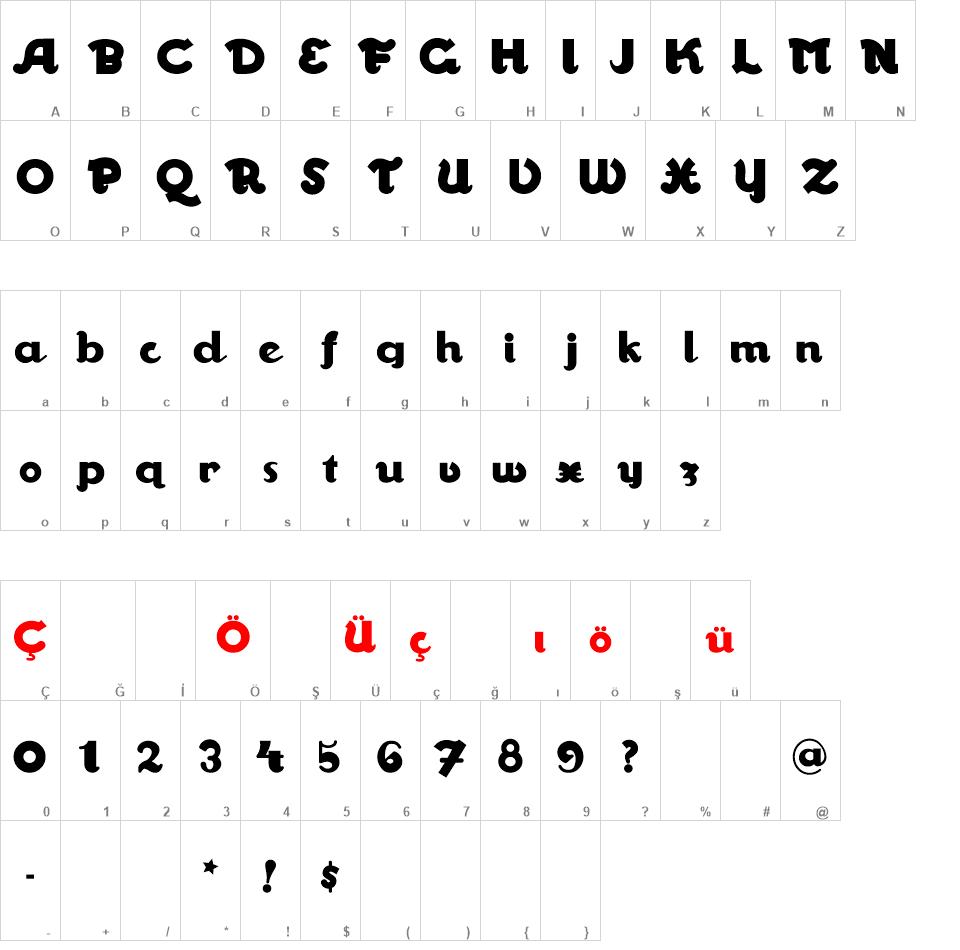 WalrusGumbo font