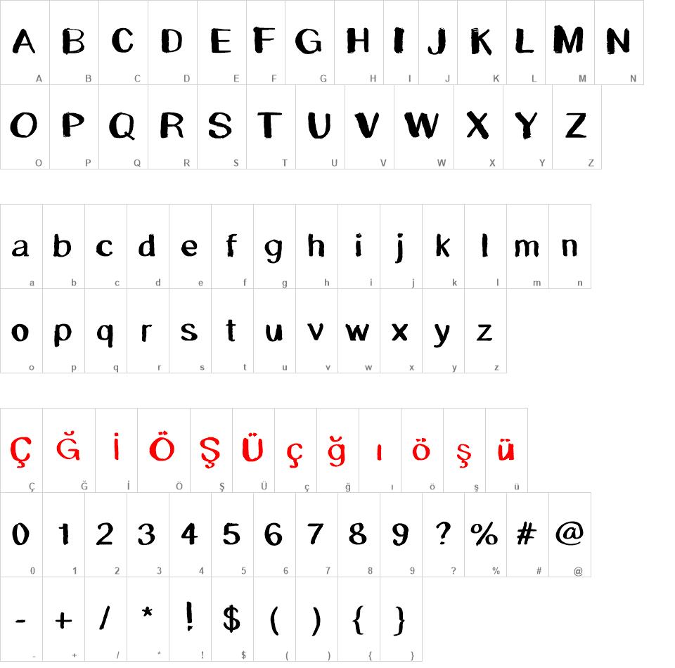 Whitewasher font