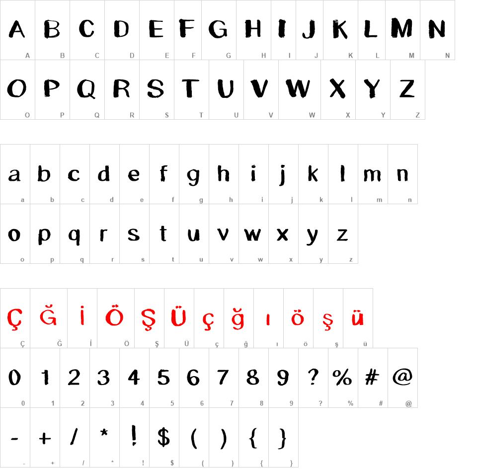 Whitewasher font