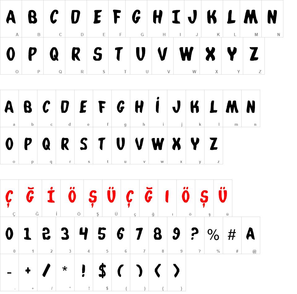 PCLifeWhatafont font