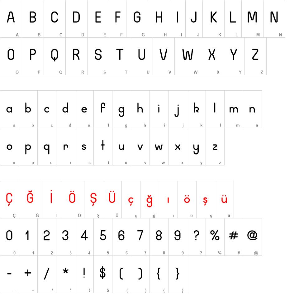 Wida Round font