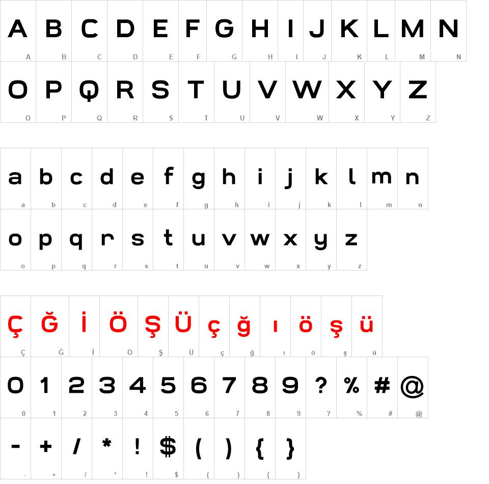 Widolte font