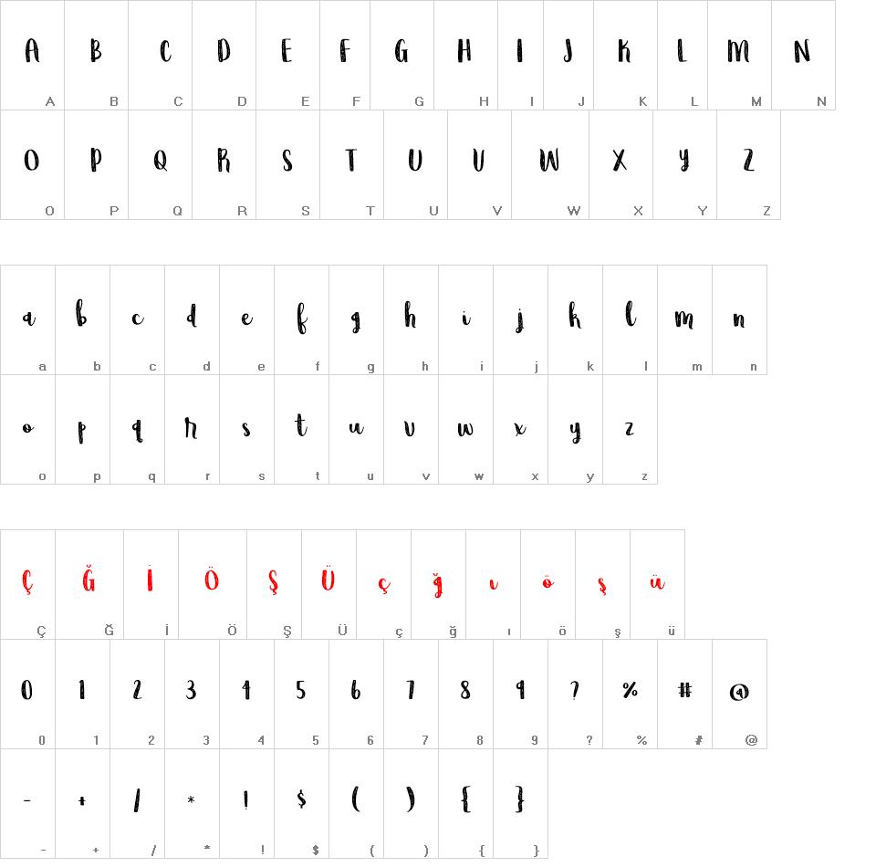 Wildemount font