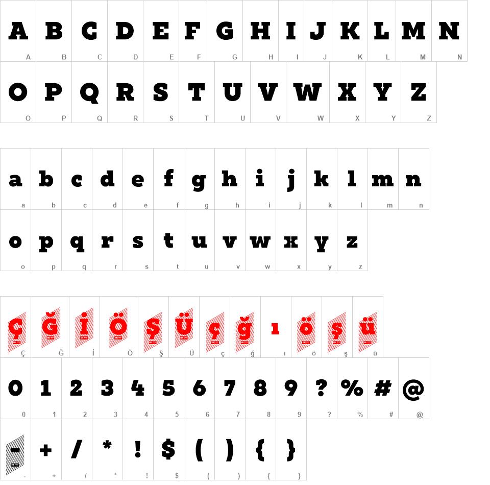 XXII Geom Slab font