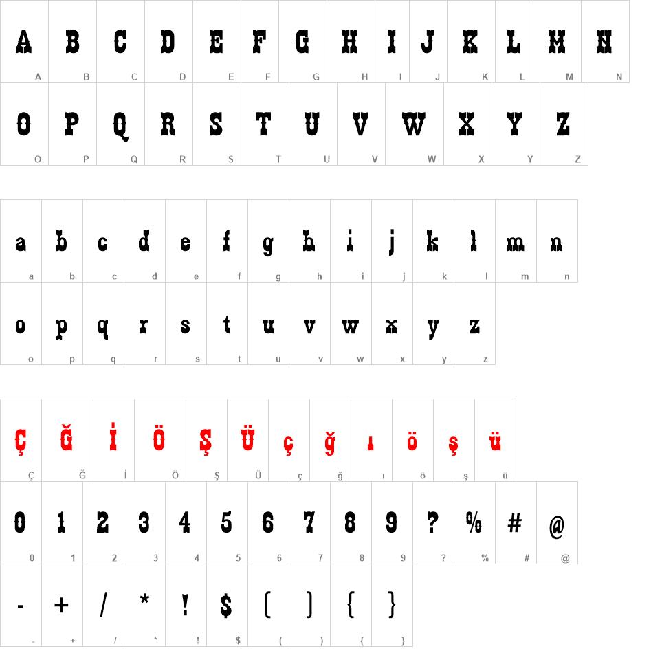 Zabarsby font