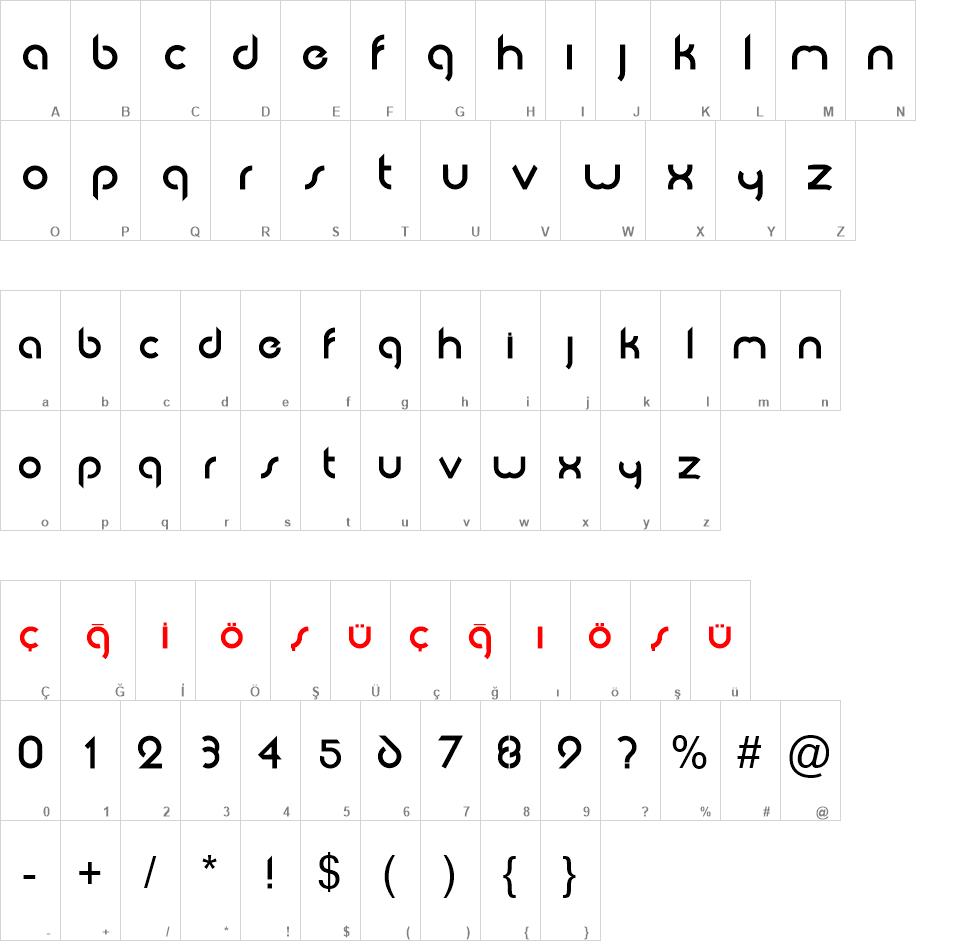 ABODE font