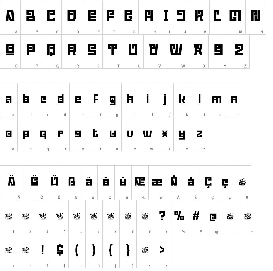 Abodin font