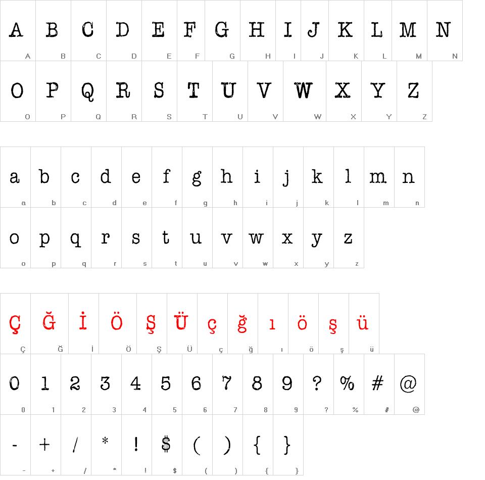 AFL Font nonmetric font