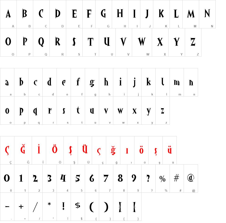 akaHoggle font