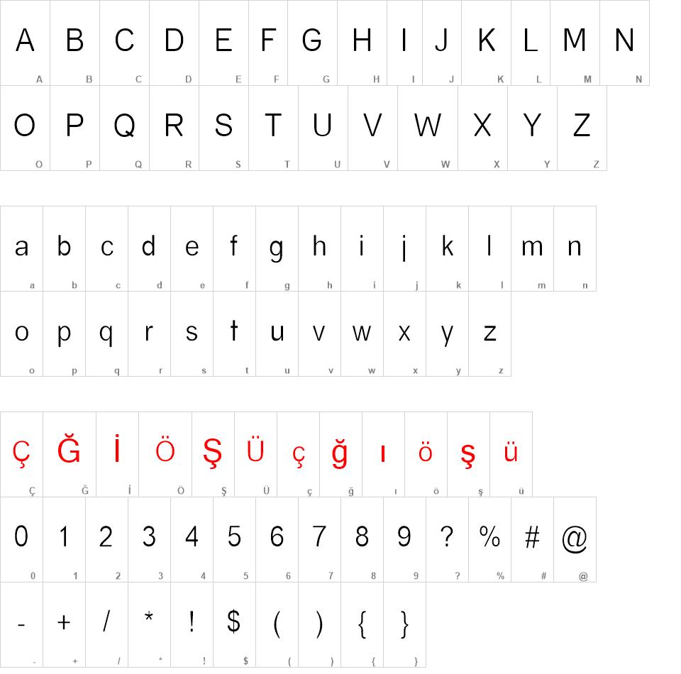 Almira font