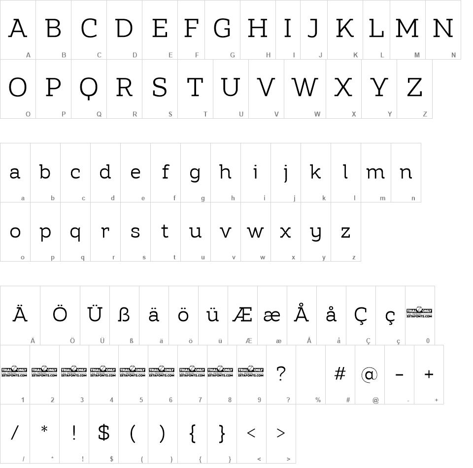 Amazing Slab font