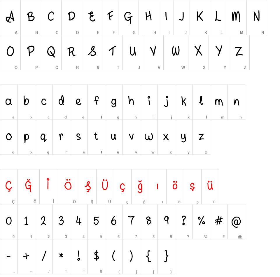 Andyallshort font