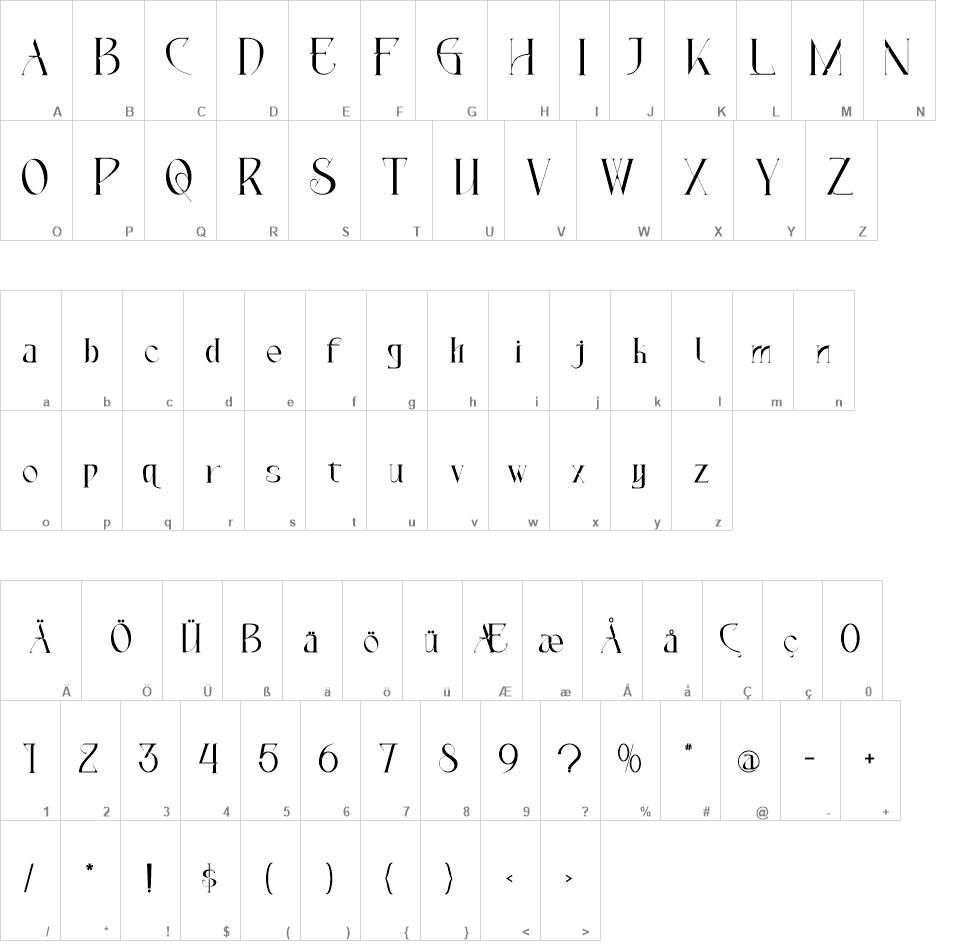 Anguishop font