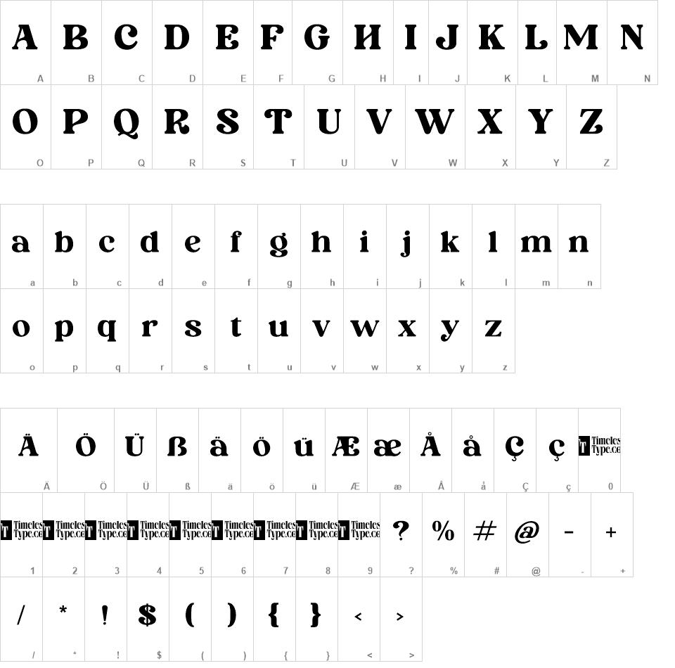 Aroma Vintage font