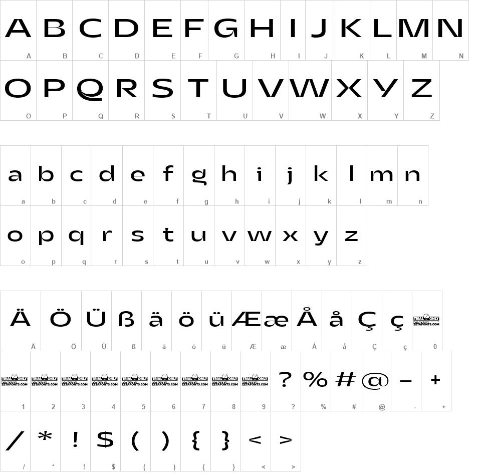 Asgard Wide font