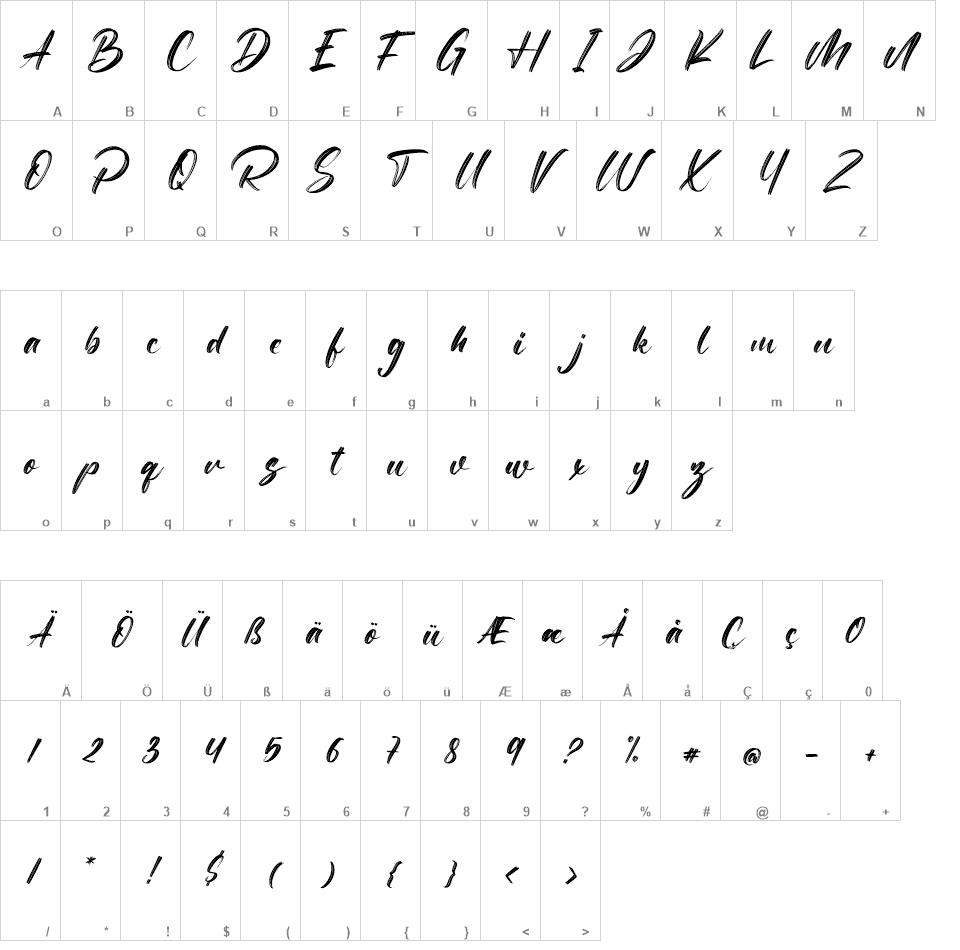 Attacks font