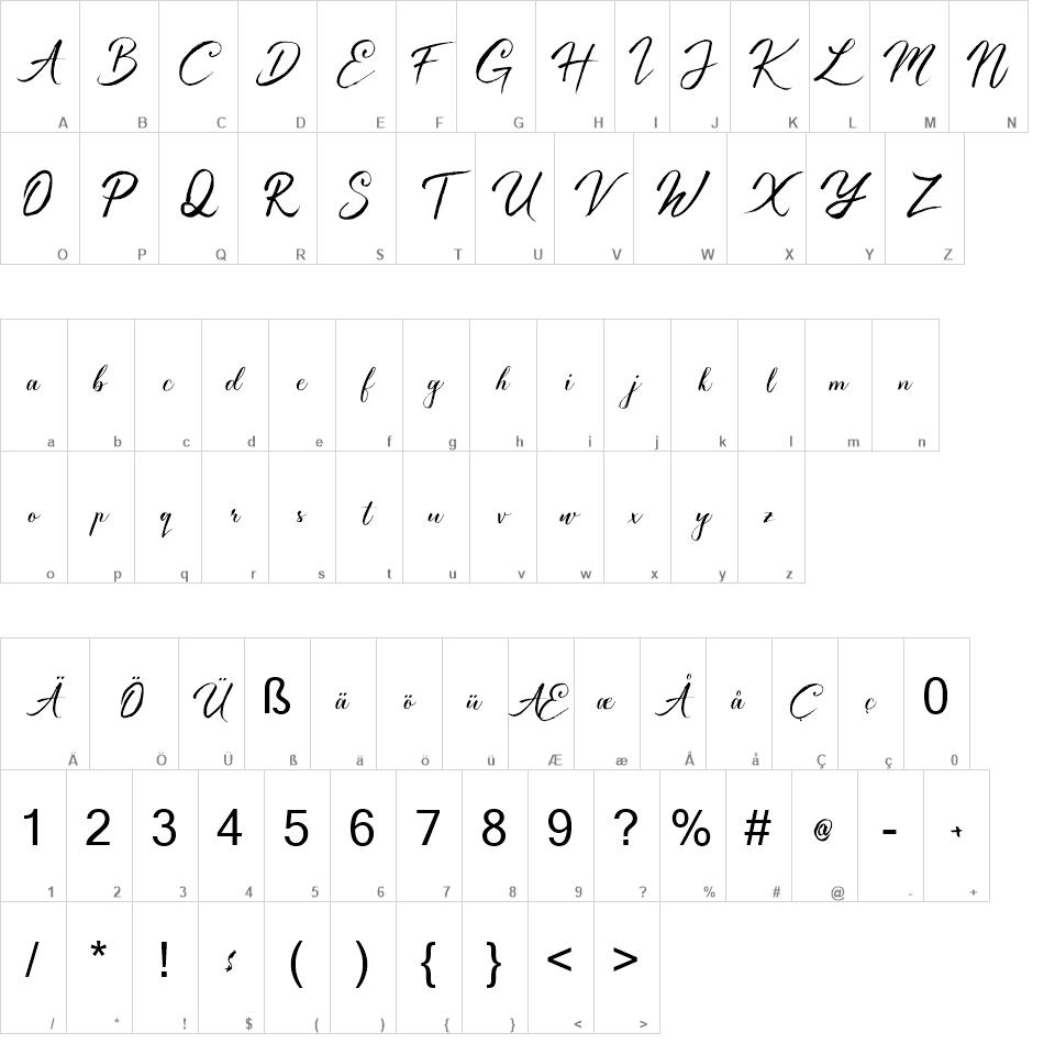 Authentic font