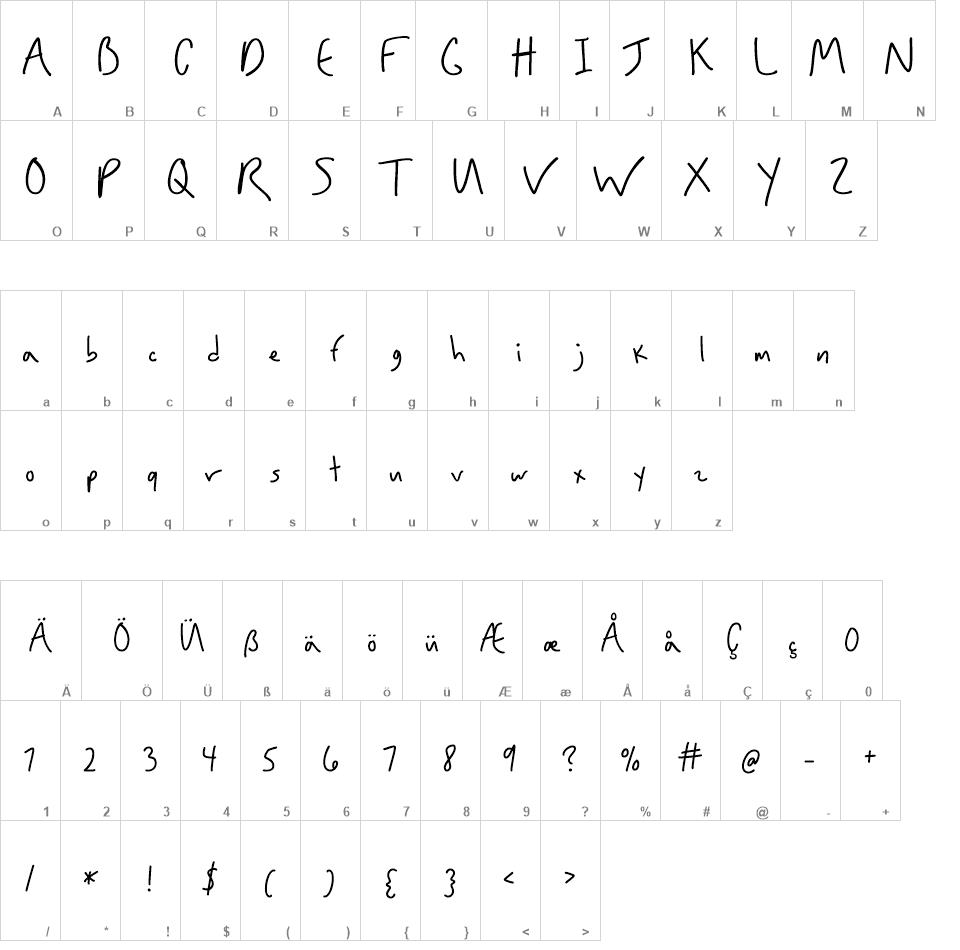 Baby Cucumber font